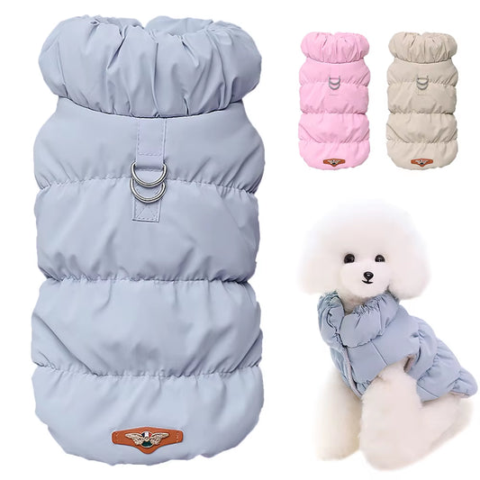Soft Winter Pet Jacket – Padded Coat for Small & Medium Dogs & Cats