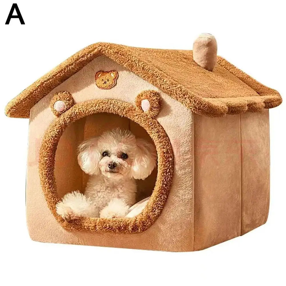 Cute Comfortable Winter Pet Nest , New Thickened Pet Warm House.