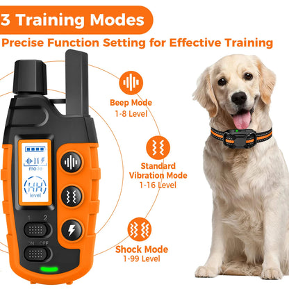 3300Ft Dog Training Collar – Remote Control with Shock & Vibration