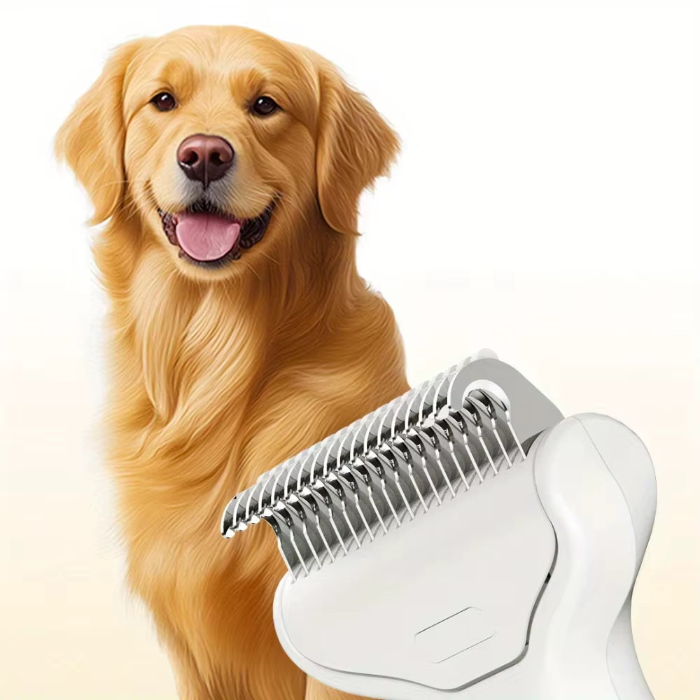 Stainless Steel Dog Hair Removal Brush Comb Pet Hair Remover Brush for Dogs Grooming Tools Pets Dematting Comb Dogs Accessories