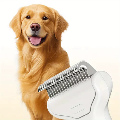 Stainless Steel Dog Hair Removal Brush Comb Pet Hair Remover Brush for Dogs Grooming Tools Pets Dematting Comb Dogs Accessories