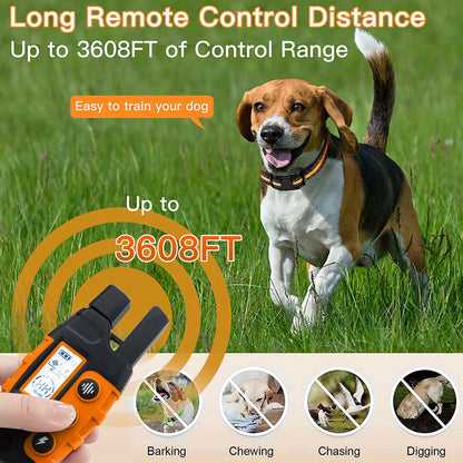3300Ft Dog Training Collar – Remote Control with Shock & Vibration