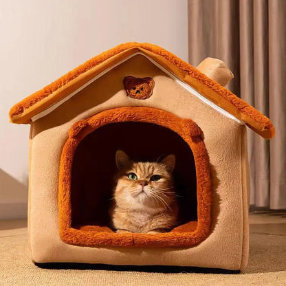 Cute Comfortable Winter Pet Nest , New Thickened Pet Warm House.