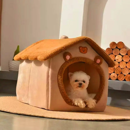Cute Comfortable Winter Pet Nest , New Thickened Pet Warm House.