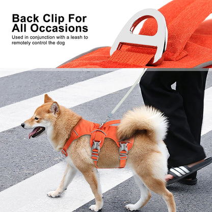 Escape-Proof Reflective Dog Harness – Adjustable Vest with Handle