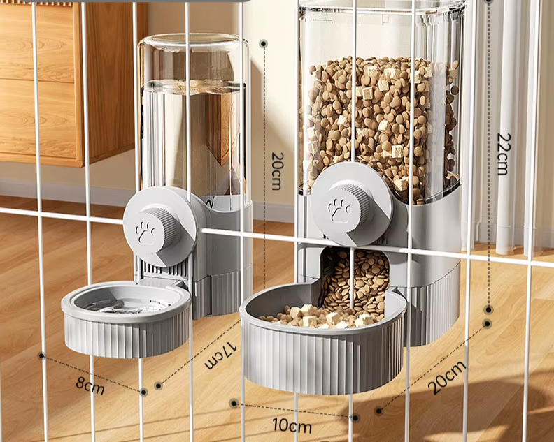 OUWO Pet Water Dispenser Feeder Hanging Automatic Water Dispenser .
