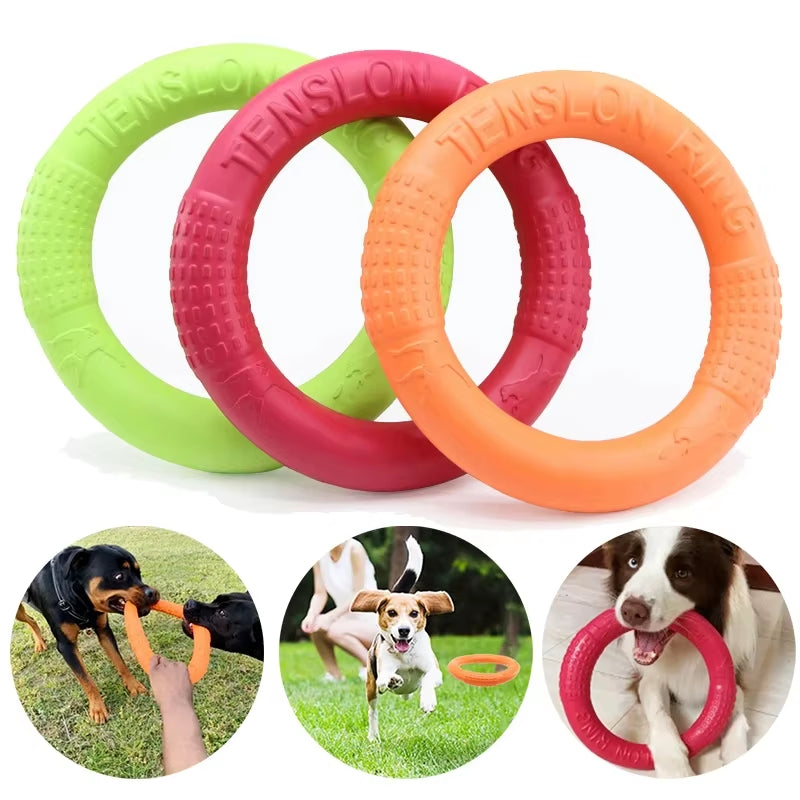 Floating Dog Chew Ring – Interactive Training Toy for Small & Medium Dogs