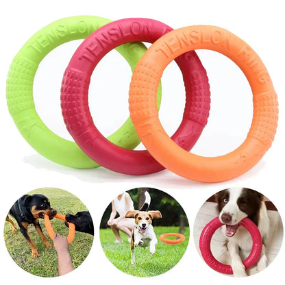 Floating Dog Chew Ring – Interactive Training Toy for Small & Medium Dogs