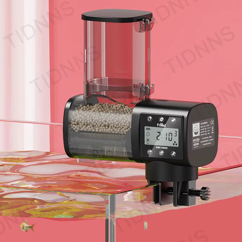 Jebao Adjustable Smart Automatic Feed Feeder with LCD Indicates Timer Automatic Fish Tank Auto Feeder Aquarium Accessories