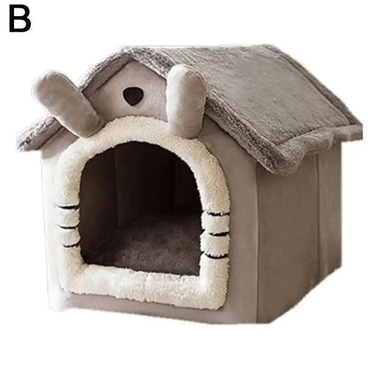 Cute Comfortable Winter Pet Nest , New Thickened Pet Warm House.