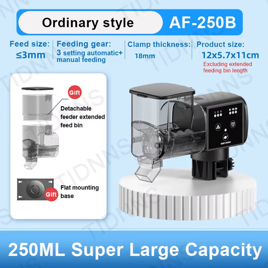 Jebao Adjustable Smart Automatic Feed Feeder with LCD Indicates Timer Automatic Fish Tank Auto Feeder Aquarium Accessories