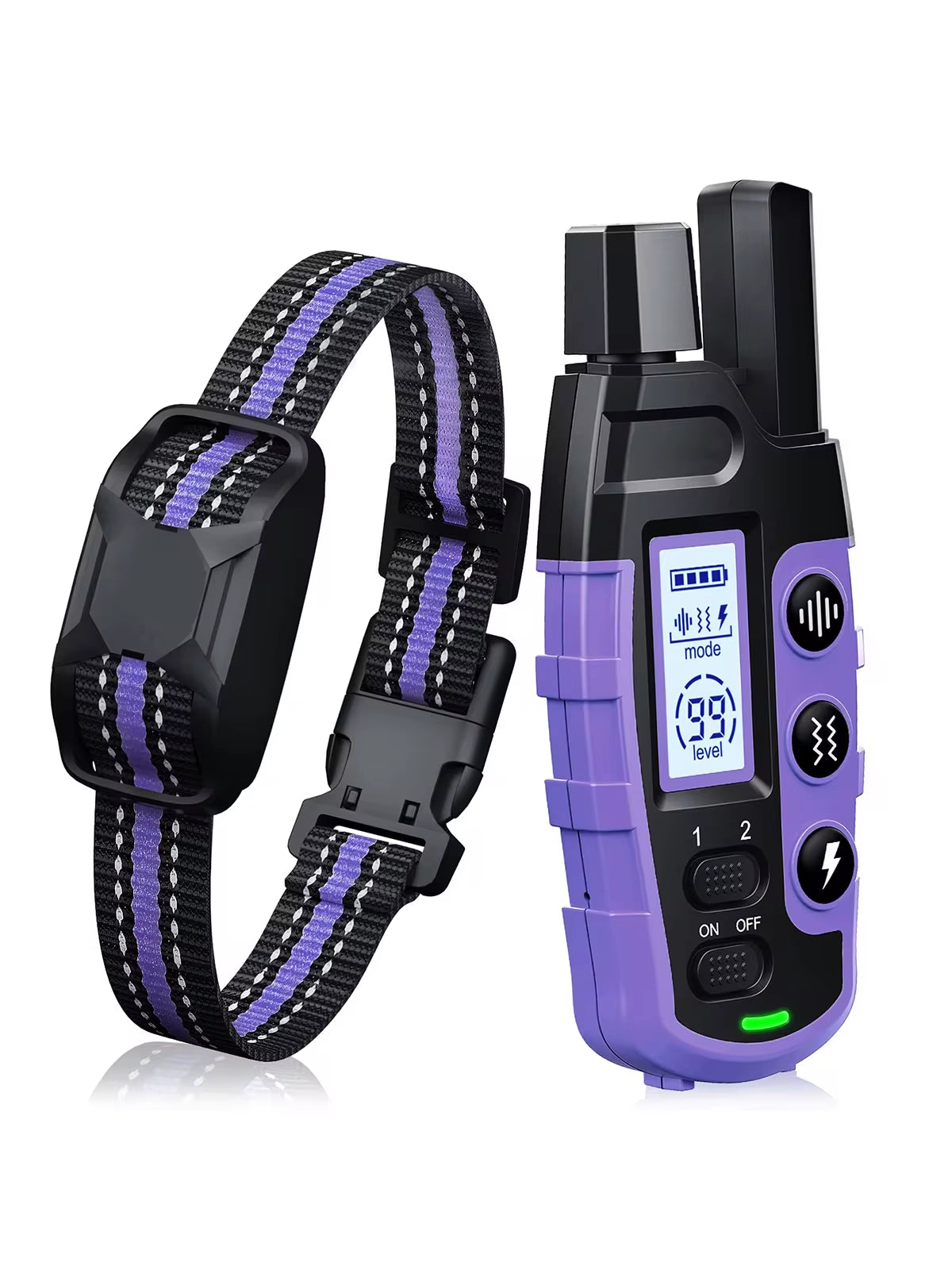 3300Ft Dog Training Collar – Remote Control with Shock & Vibration