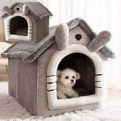 Foldable Pet House Removable Washable Cat House