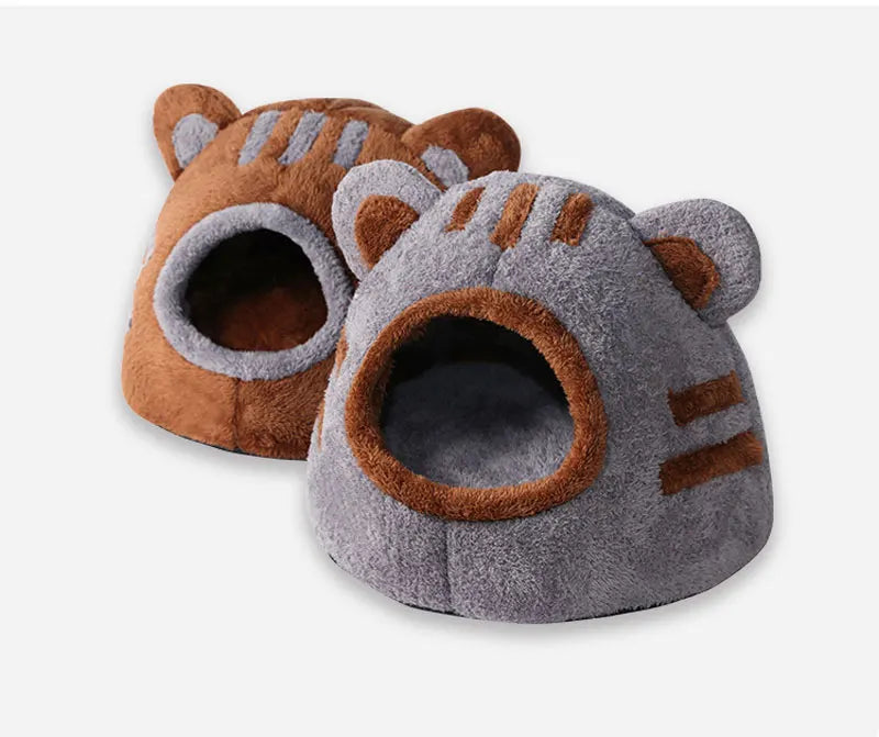 Soft Cat Houses Winter Deep Sleep Comfort Cat Bed