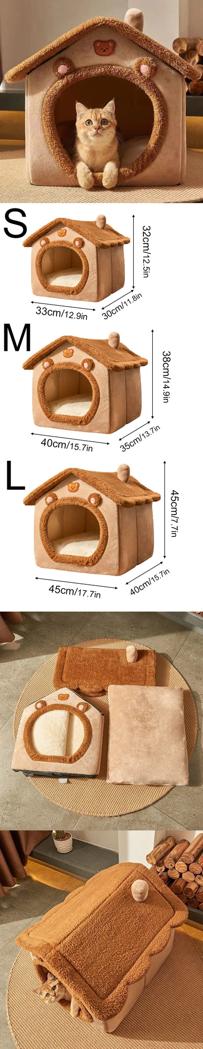 Pet Supplies Bed House Foldable Pet House