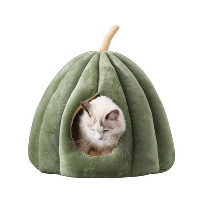 Enclosed Cat Nest Winter Warm Cat Bed
