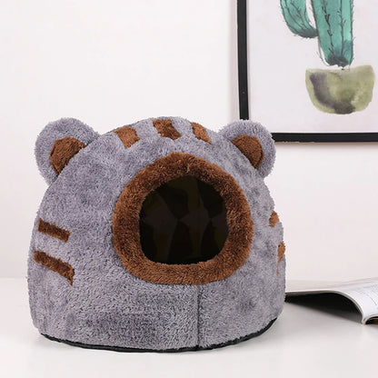 Soft Cat Houses Winter Deep Sleep Comfort Cat Bed