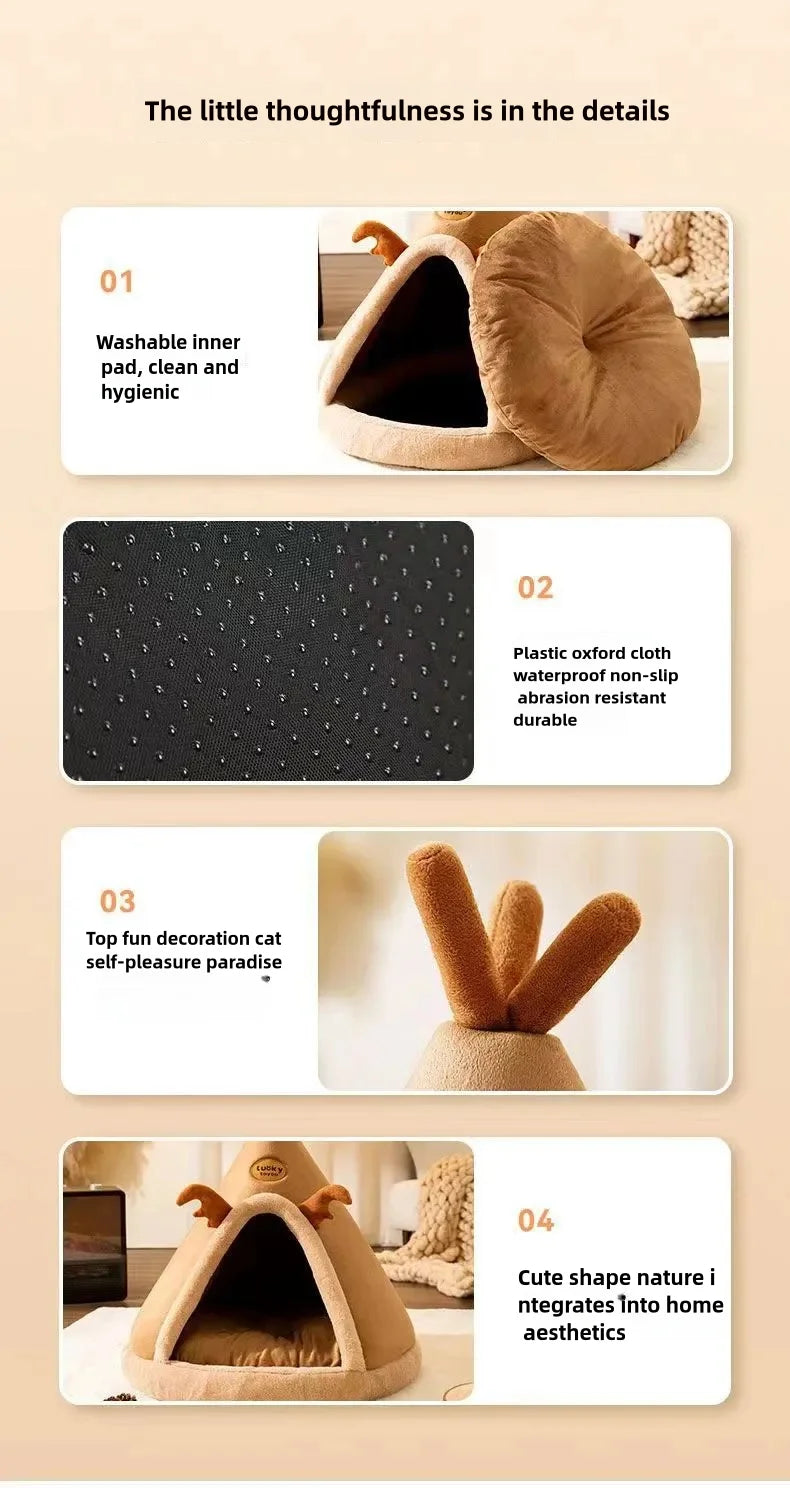 Cat nest four seasons general enclosed house