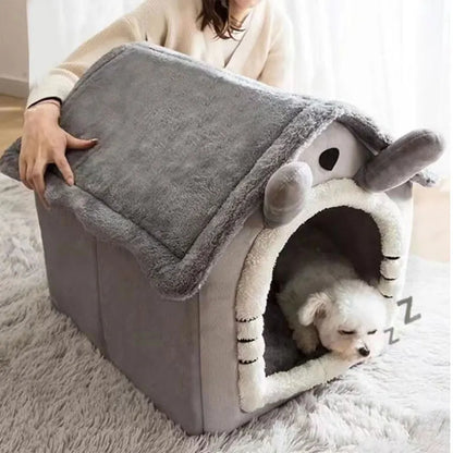 Foldable Pet House Removable Washable Cat House
