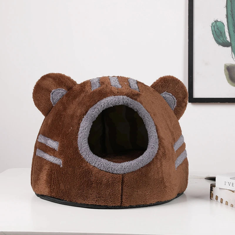 Soft Cat Houses Winter Deep Sleep Comfort Cat Bed