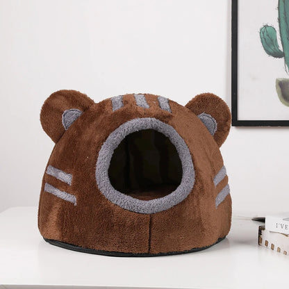 Soft Cat Houses Winter Deep Sleep Comfort Cat Bed