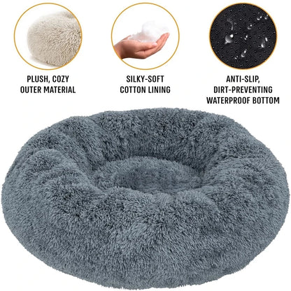 Round Pet Bed for Large Dog Bed Super Soft winter