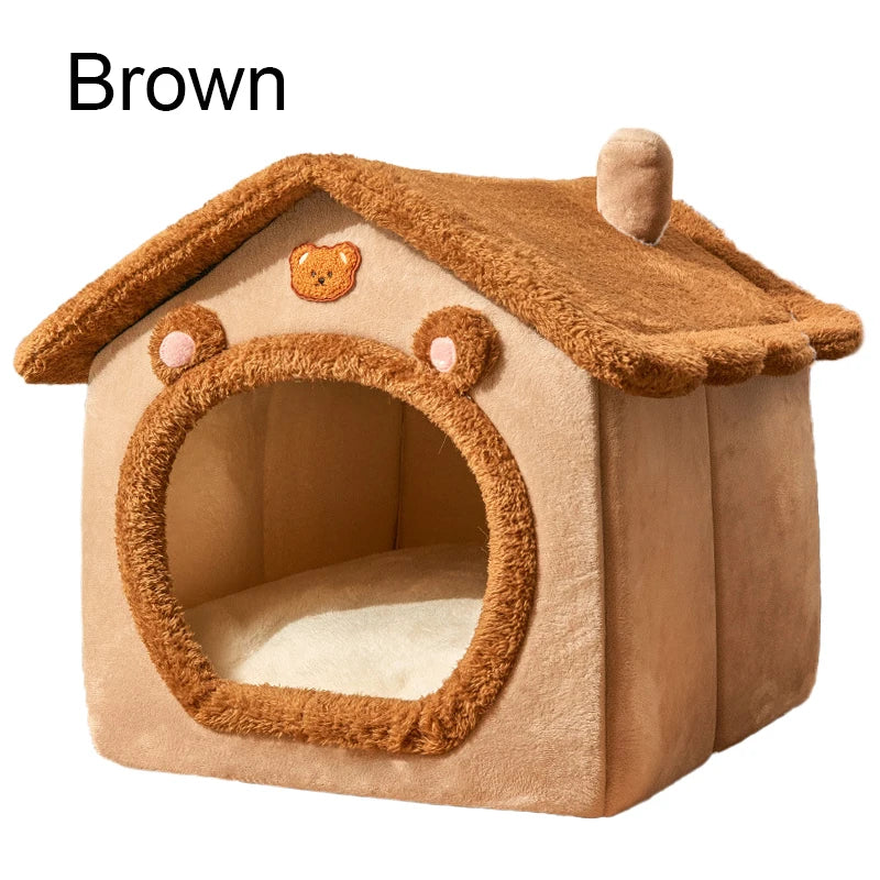 Foldable Pet House Removable Washable Cat House