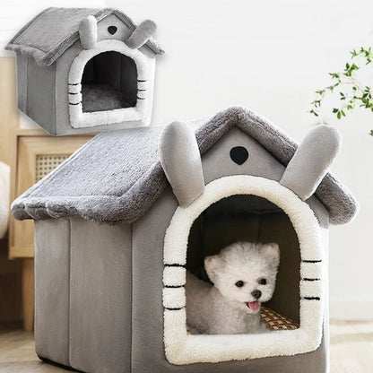 Foldable Pet House Removable Washable Cat House