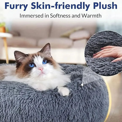 Round Pet Bed for Large Dog Bed Super Soft winter
