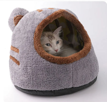 Soft Cat Houses Winter Deep Sleep Comfort Cat Bed