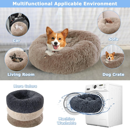 Round Pet Bed for Large Dog Bed Super Soft winter