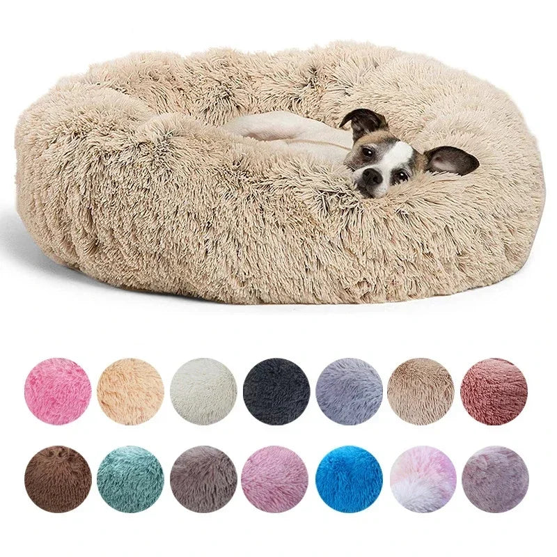 Round Pet Bed for Large Dog Bed Super Soft winter