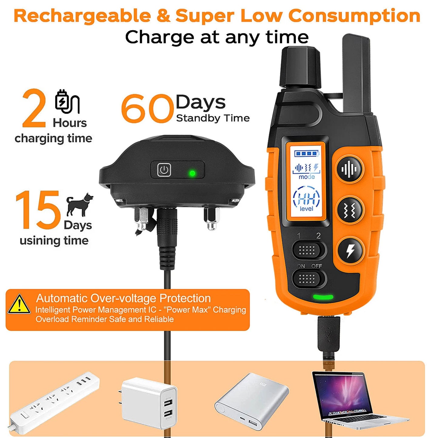 Electric Dog Training Collar Remote Control