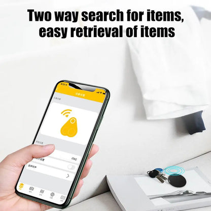 Cat Dog GPS Bluetooth 5.0 Tracker Anti-Lost Device Round Mini Anti-Lost Device Dog Pet Child Tracker Key Finder Accessories