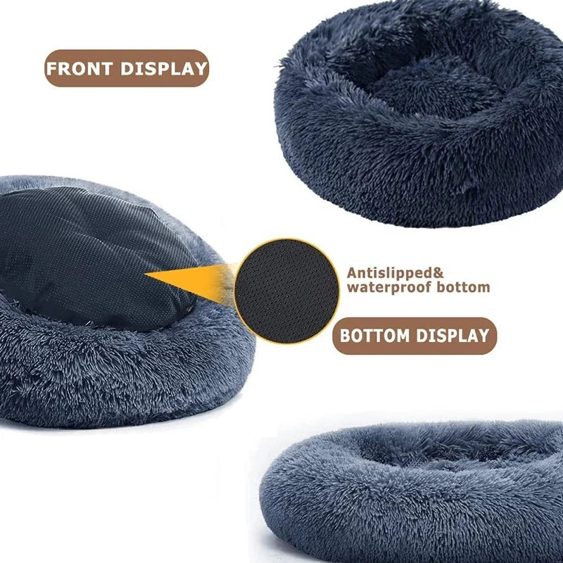 Round Pet Bed for Large Dog Bed Super Soft winter