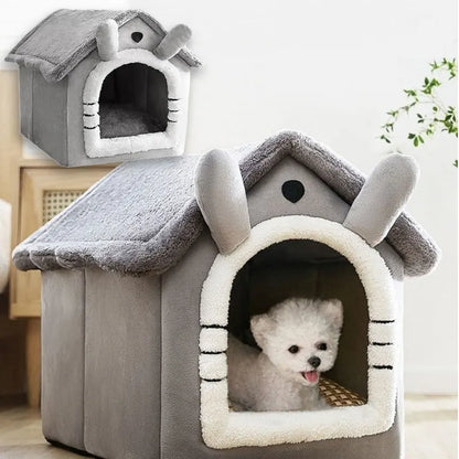 Foldable Pet House Removable Washable Cat House
