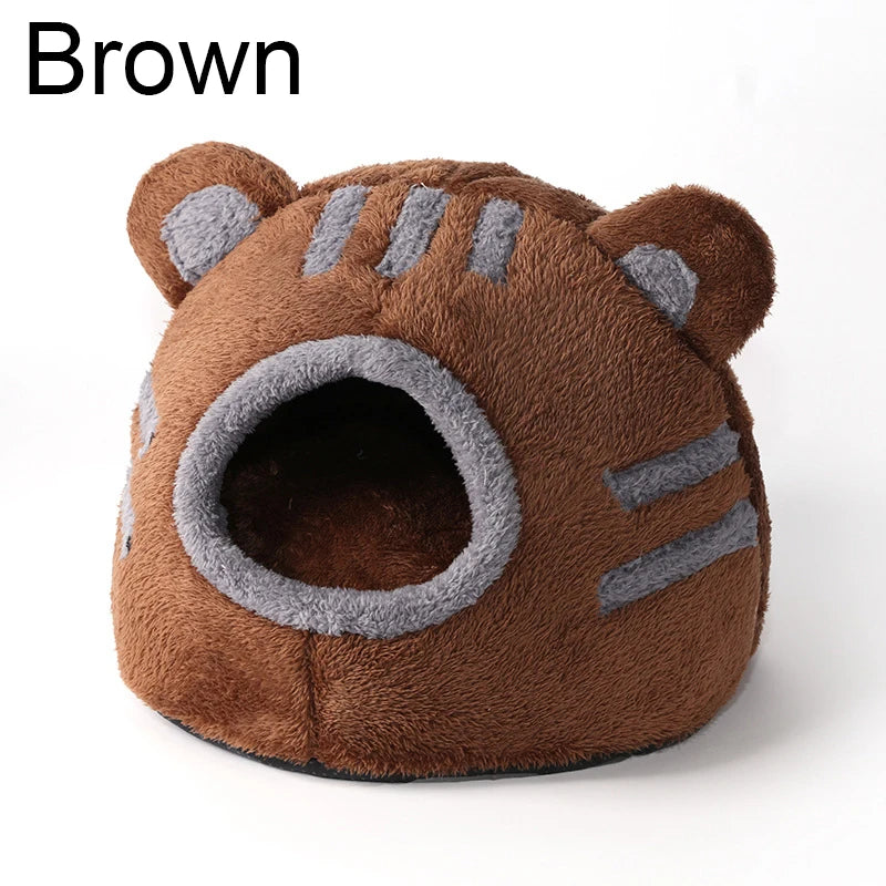 Soft Cat Houses Winter Deep Sleep Comfort Cat Bed