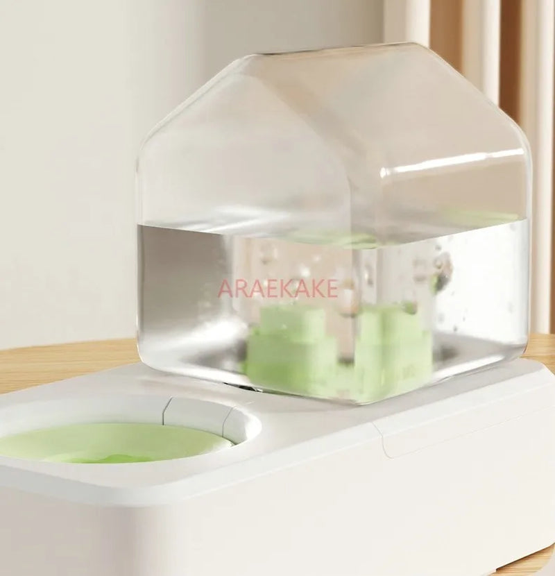 Cat Water Dispenser, Dog Water Dispenser, Flowing, Unplugged, Rabbit Feeding, Water Drinking, Moisture-Pruth, Cat Bowl, Peoof Mo