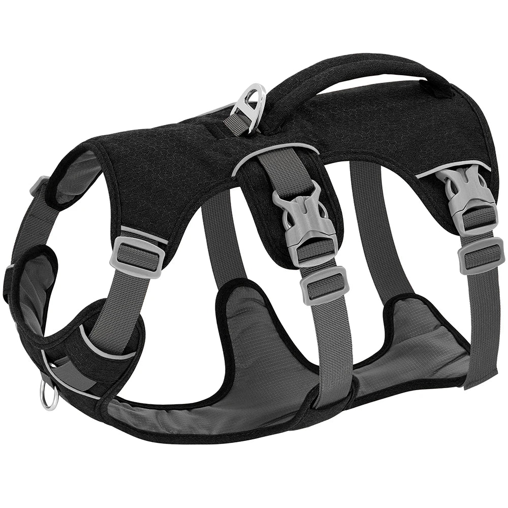Escape-Proof Reflective Dog Harness – Adjustable Vest with Handle
