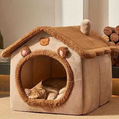 Washable Pet House and Bed for Small Pets.