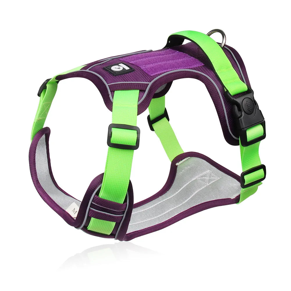 Tactical Dog Harness – Reflective Waterproof Vest for Medium & Large Dogs