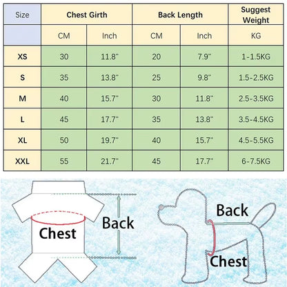 *Dog Jumpsuit Outfit – Cute Clothes for Small & Medium Dogs*