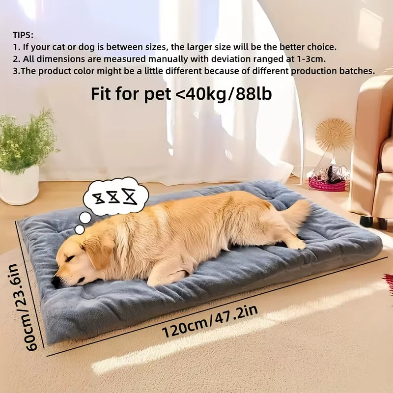 Extra Large Plush Dog Sofa Bed , Thickened Super Soft XL Pet Mat