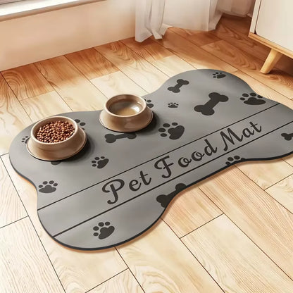 Diatom Mud Pet Feeding Mat – Absorbent, Non-Slip Dining & Sleeping Pad.