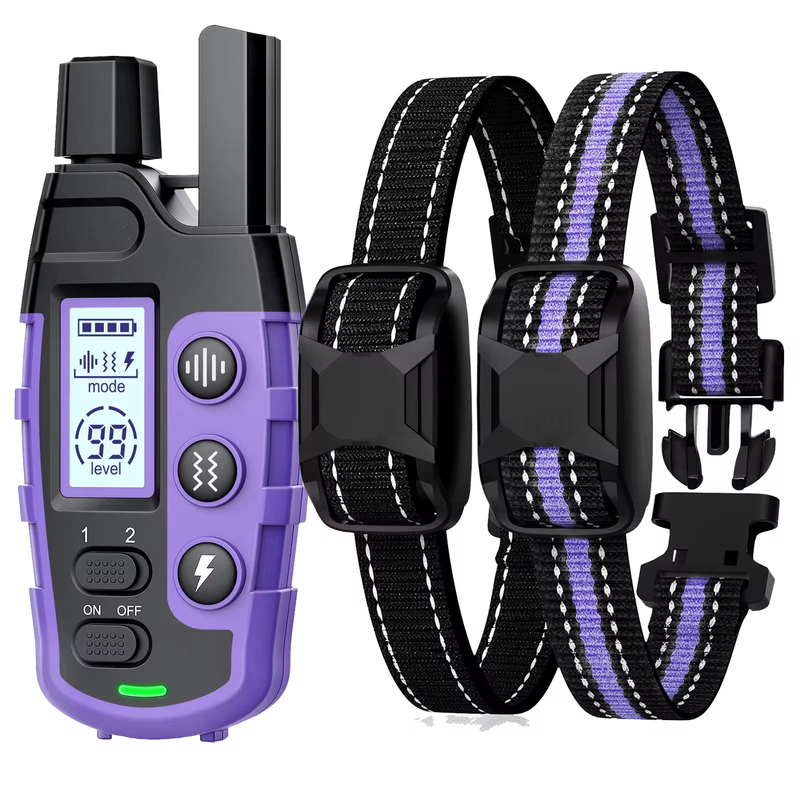 3300Ft Dog Training Collar – Remote Control with Shock & Vibration