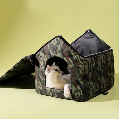 Weatherproof Outdoor Cat Shelter,