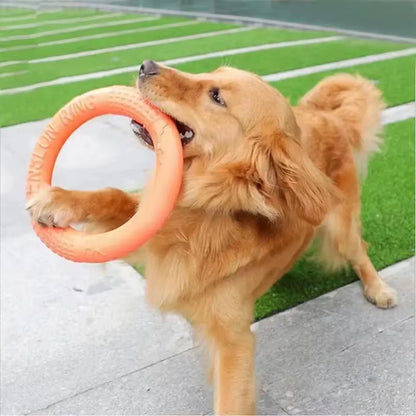 Floating Dog Chew Ring – Interactive Training Toy for Small & Medium Dogs