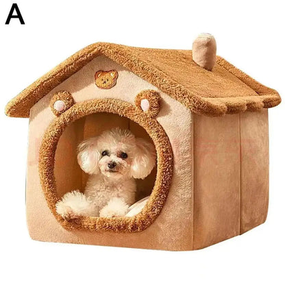 Cute Comfortable Winter Pet Nest , New Thickened Pet Warm House.