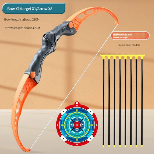 52cm Bow & Arrow Set – Kids Archery Toy with Target for Outdoor Play.