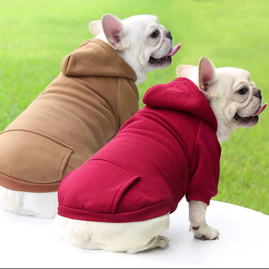 Warm Dog Hoodie – Winter Clothes for Small Dogs & Puppies,